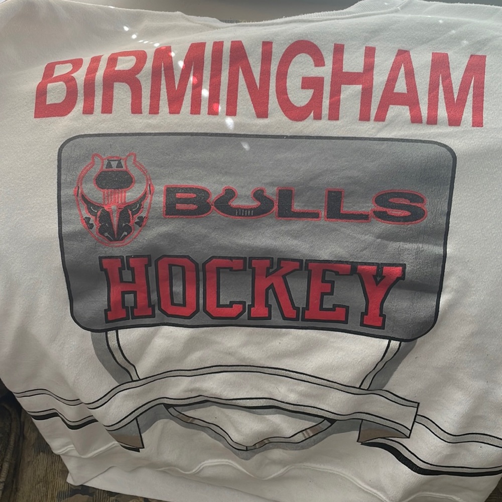 Vintage Birmingham bulls hockey sweater